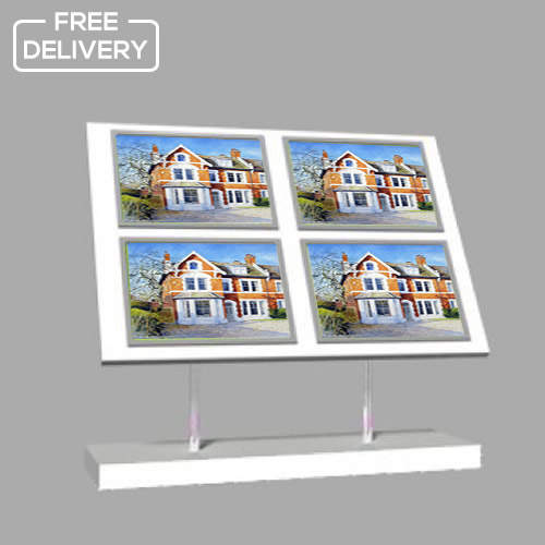4 x A3L Freestanding Light Panel - Without Bevel